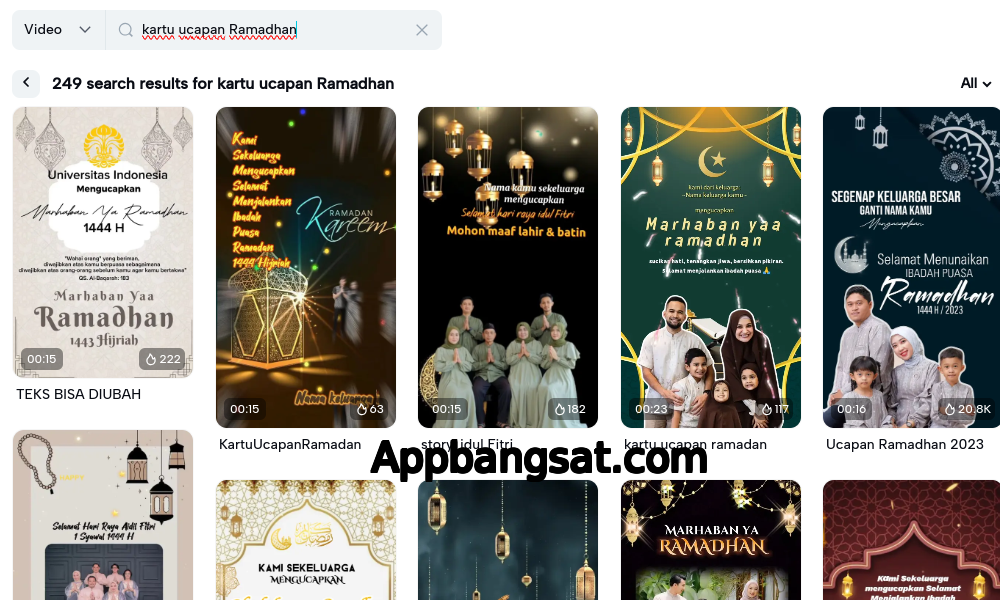 Template Video Ucapan Lebaran di CapCut